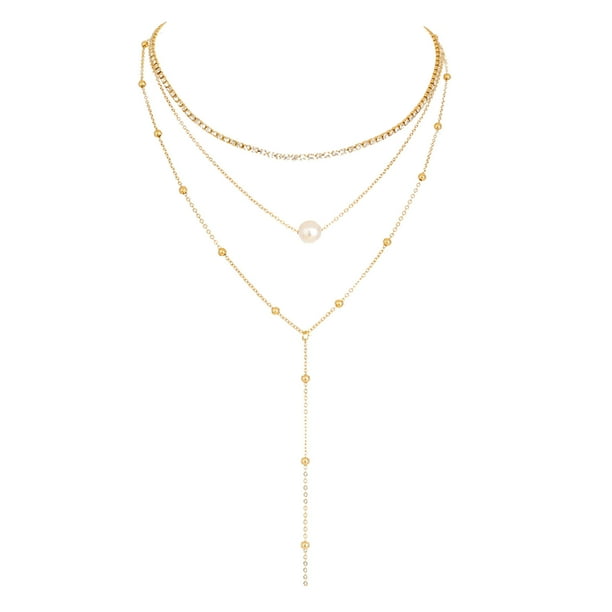 Women Choker Jewelry Multilayer Velvet Leather Copper Bar Long Pendant Necklace Women Choker Jewelry Multilayer Velvet Leather Copper Bar Long Pendant Necklace